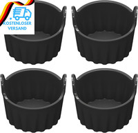 Silikon MuffinföRmchen Airfryer, 4 StüCk Airfryer ZubehöR Aus Silikon Silikonfor