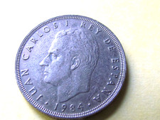 1984 SPAIN 25 Pesetas - Juan Carlos I With mintmark,  CXondition -  XF