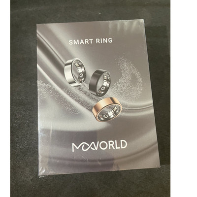 MWORLD Smart Ring Activity Tracker Rose Gold Steel Size 8 for Android iOS