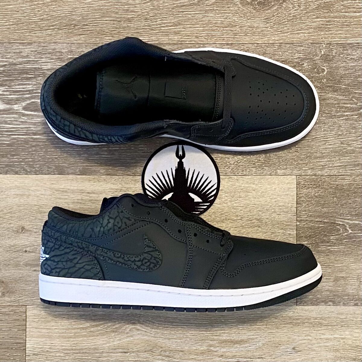 Nike Air Jordan 1 Low SE Black Elephant Off Noir FB9907-001 Nike Air Jordan 1 Low SE Black Elephant Off Noir FB9907-001