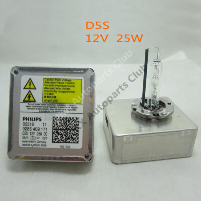 D5S ？For Philips Xenon Bulb Original Genuine HID D5S 12V 25W PK32d-7 Bulbs 1PC