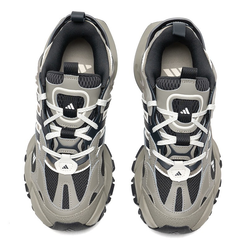 靴 adidas XLG Runner Deluxe Grey 3XL adidas XLG Runner Deluxe Grey Silver Men's - JR9174 - US