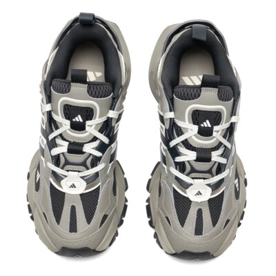 靴 adidas XLG Runner Deluxe Grey 3XL adidas XLG Runner Deluxe Grey Silver Men's - JR9174 - US