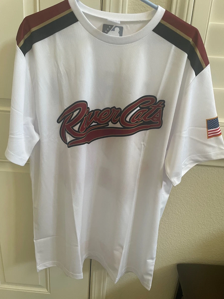 Maillot Baseball Mineur Vintage Garb Athletics North Florida River Cats - Noir, S