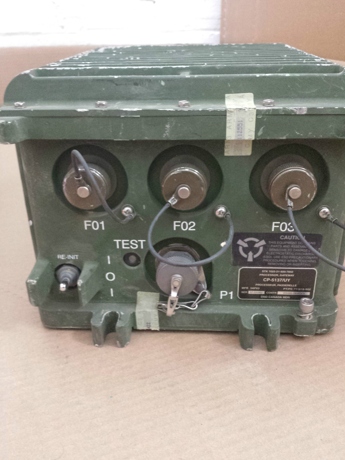 CP-5137/UY 711818-902 INTERFACE UNIT AUTOMATIC DATA PROCESSING 7025-21 ...