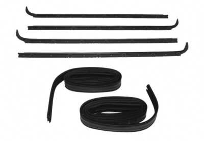 New 6PC Glass Run Seal Beltline Molding Kit / For 83-88 Ranger No-Vent ...