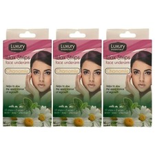Luxury Essentials Wax Strips Chamomile 10 Strips 2 Wips Quick  Easy 3-Pack