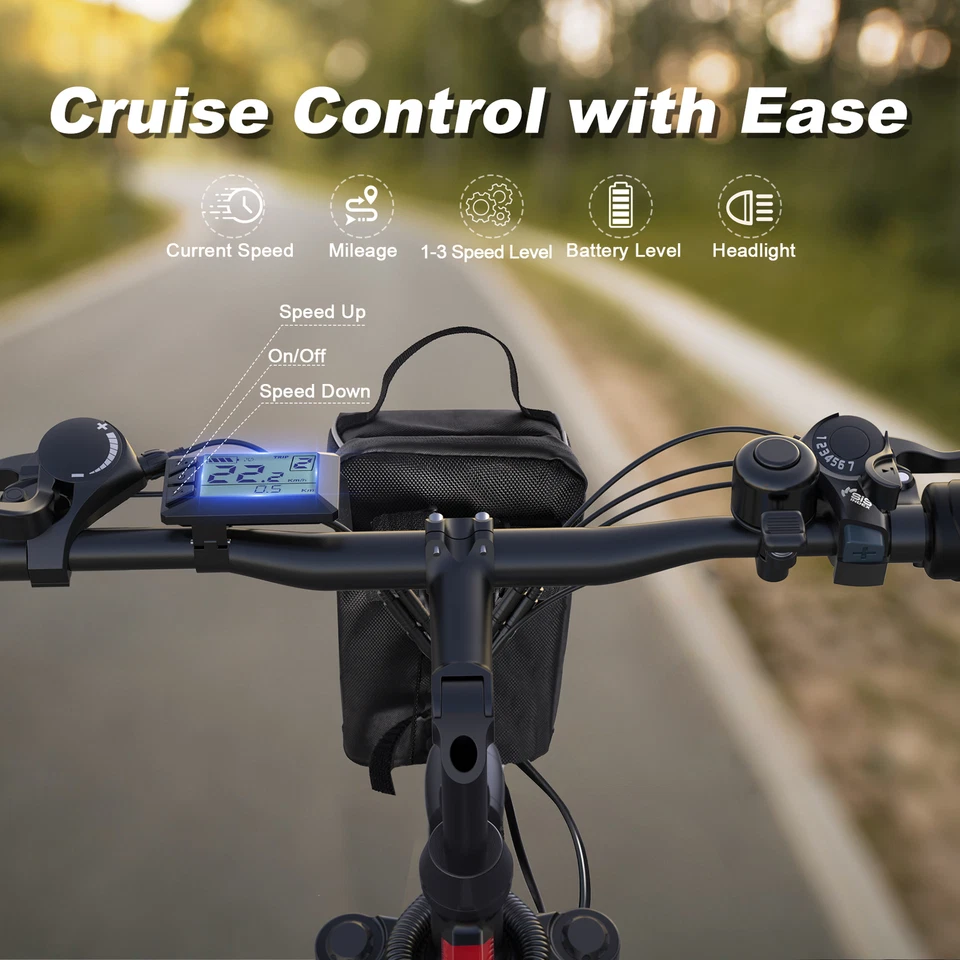 26 дюймов E-Bike 750 Вт 48 В складной электрический велосипед 21 скорость горный электрический велосипед - Изображение 4 из 4