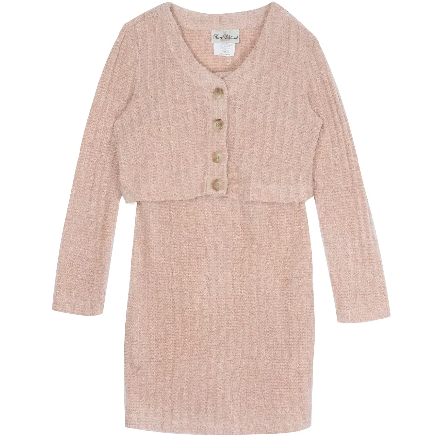 Girls chenille cardigan cheap