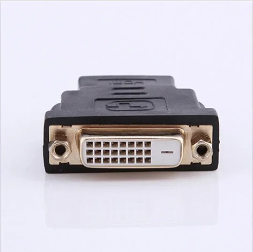 HDMI Male To DVI-D 24+1 Female Socket Adaptor Adapter Converter Joiner - Picture 3 of 4