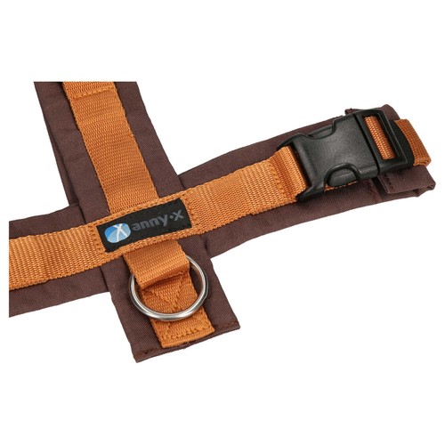 Anny-x Brustgeschirr Protect – Leuchtorange, Ergonomisches Hundegeschirr, Größe L, Für Hunde Bis 38 Kg