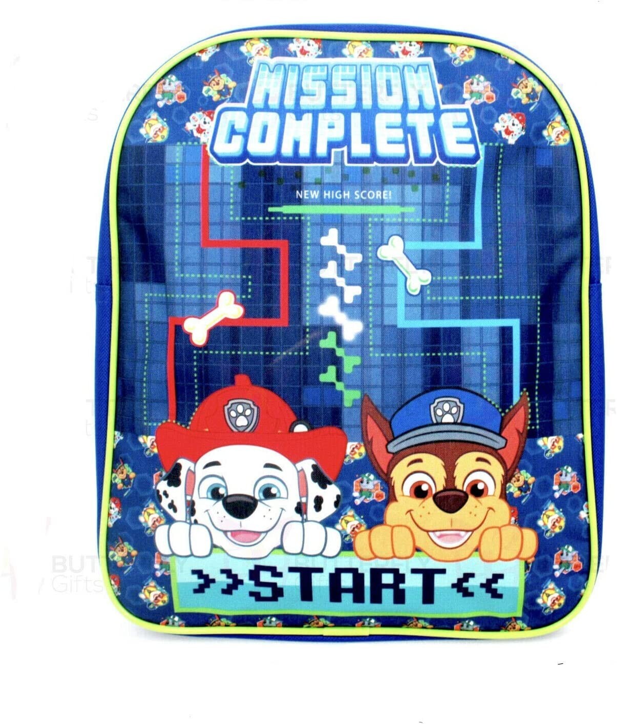 PAW PATROL MISSION COMPLETE Kids Children's Backpack School Bag Rucksack 1287