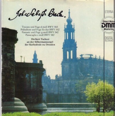 Bach Orgelwerke BWV 565, 552, 542, 582 DMM Eterna Vinyl LP