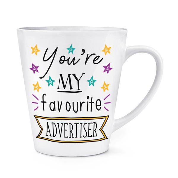 You're Mein Favorit Advertiser Stars 341Ml Latte Becher Tasse - Lustig-image