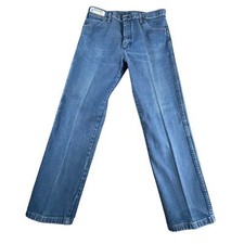 Vintage Wrangler Jeans Mens 36x30 Blue 13MWZ Denim Cowboy Boot Cut Stonewash
