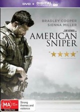American Sniper DVD with UV (Region 4, 2015) Free Post