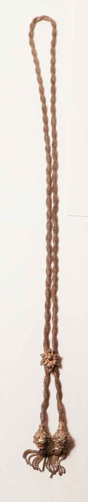 Sterling Silver Middle Eastern Design Beaded Lari… - image 2