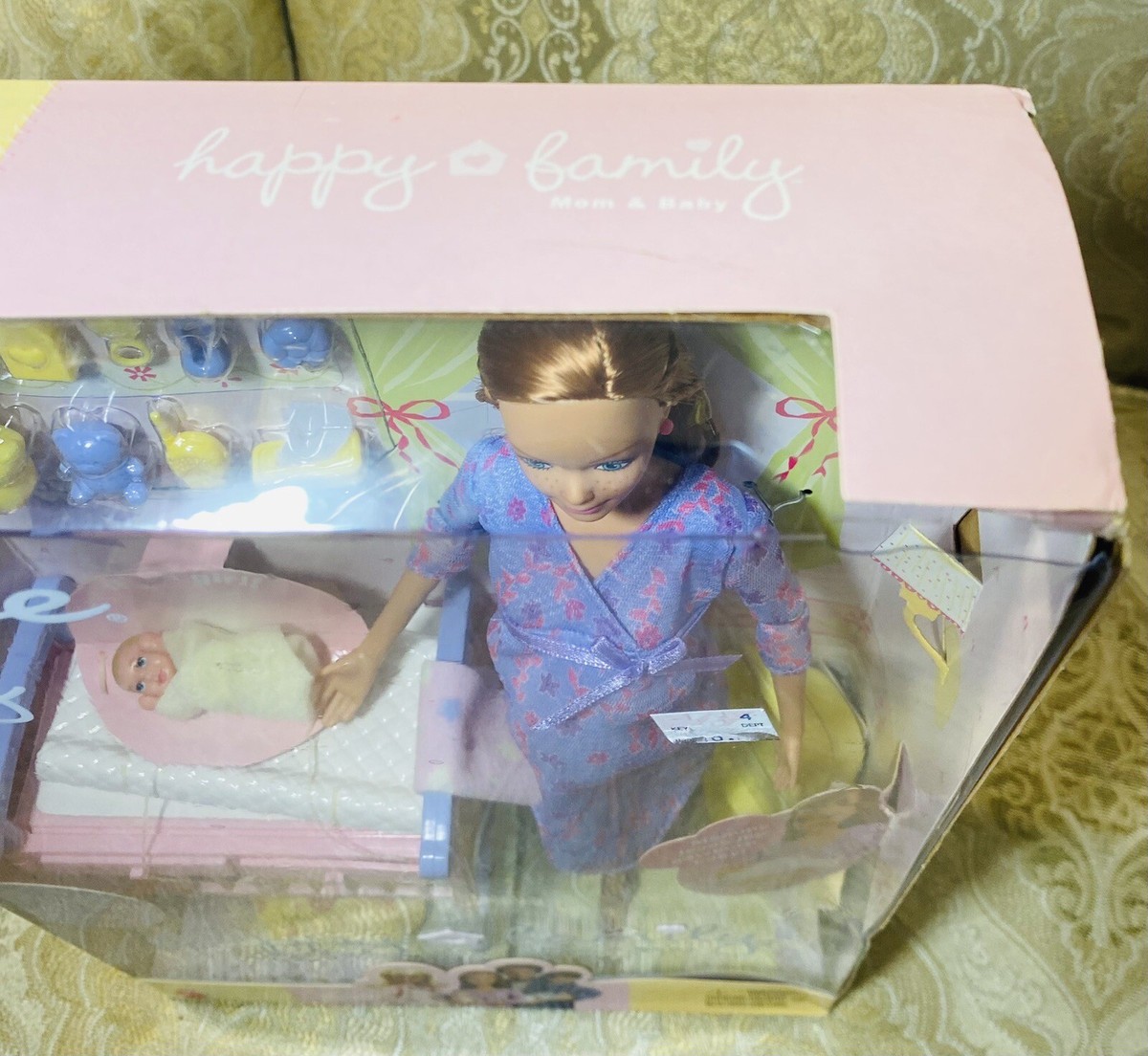 Original Barbie Happy Family Pregnant Mom Midge & Baby W