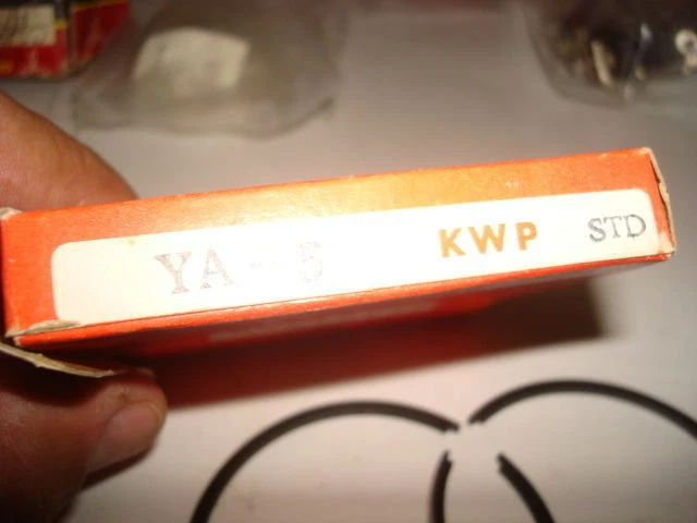 Nuevo de Lote Antiguo Yamaha YA5 YA6 125CC Juego de Anillos de Pistón STD Riken 94557269 Foto 3 de 3