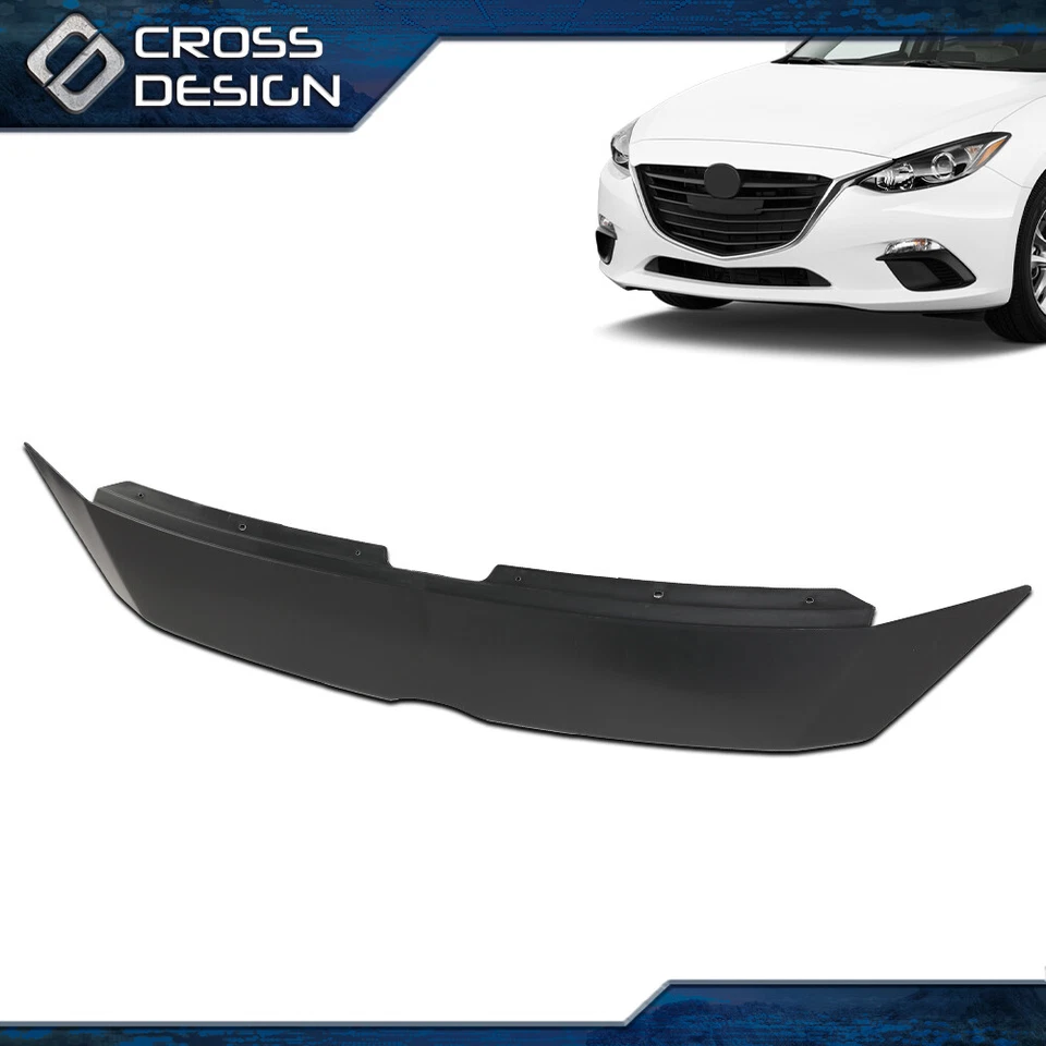 Capa de grade compatível com 2014-2016 Mazda 3/2014 3 Sport frontal grade superior de plástico - Imagem 2 de 4