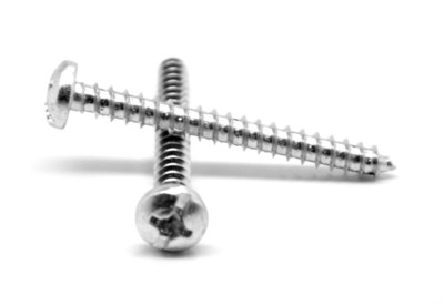 #4-24 x 3/4'' Sheet Metal Screw Combo Pan Hd Type AB Zinc Plated