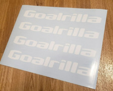 basketball goal decal sticker replacement goalrilla 14x1.6" 2 GLOSS white USA