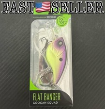 Googan Squad FLAT BANGER Crankbait Fishing Bait Lure, Kosmo Shad (2.5”, 1/2oz)