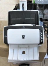 Fujitsu FI-6130Z Duplex Document Color Scanner W/P.Adapter, Trays Set, USB Cord