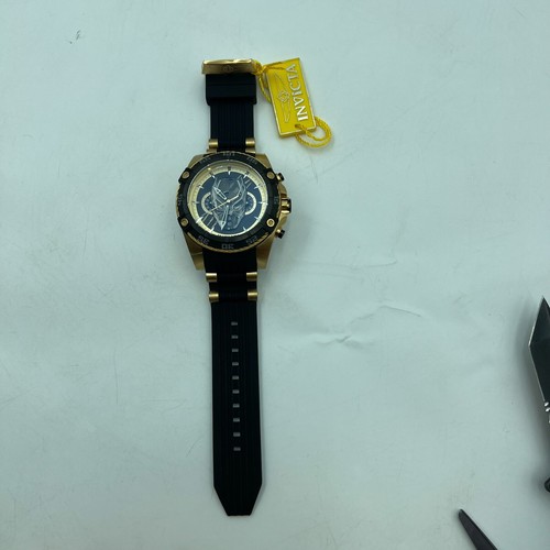#1 LIMITED - Invicta Marvel Black Panther Men's Watch- 52mm, Gold, Black (41230) - 第 6/8 張圖片