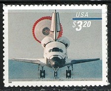3261 1998 three dollar twenty cent Space Shuttle Priority Mail MNH