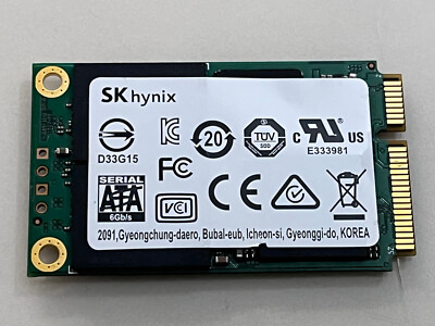 SK HYNIX 512GB SC300 mSATA SSD HFS512G3AMND-3310A DB 0VGXRN 180