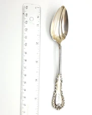 Signed R French Renaissance Sterling Grapefruit Spoon