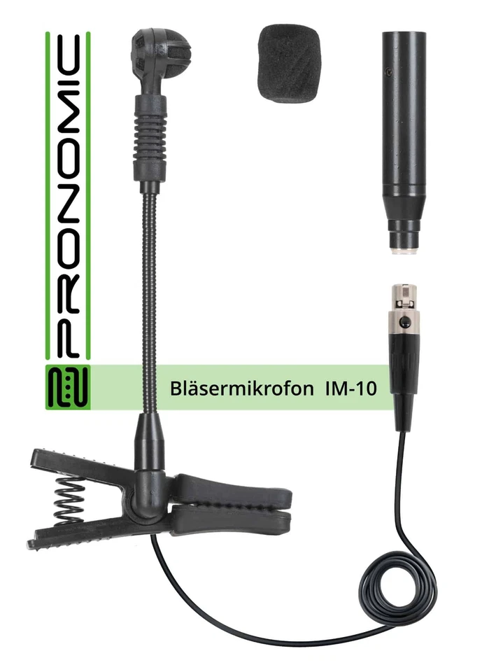 Kondensator Clip Mikrofon Bläser Mikrofon Abnahme Blasinstrumente Schwanenhals - Bild 4 von 4