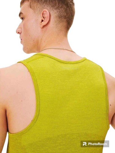 Outdoor Voices Tank Men’s Green Apple Size Medium Seamless Athletic New - Afbeelding 2 van 8