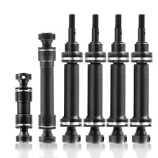 Front & Rear CVD Drive Shaft Center Shaft Set Steel for 1/16 Traxxas SUMMIT
