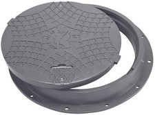 Schachtabdeckung Kanaldeckel Schachtdeckel Ø600/800 A15 BabylonPlast™ (15 kN)