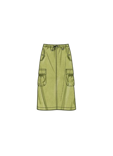 Simplicity SEWING PATTERN S9891 Misses' Skirt In 3 Lengths Sizes 6-14 Or 16-24 - Picture 5 of 7