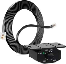 Universal Bass Control Knob, Volume Knob with Extension Cable for Black