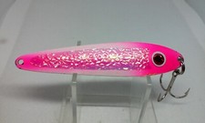 Dardevle Eppinger Flutter Chuck Style Pink 4" Wobble Wiggle Spoon Fishing Lure
