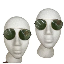 Vintage 2 Pairs Rayex CLIP ON SUGLASSES Glasses With Original Label