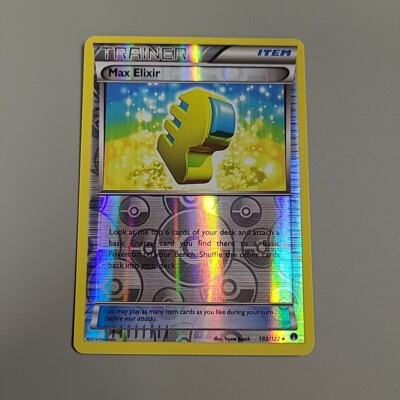 Max Elixir (#102/122) - Reverse Holofoil XY - BREAKpoint MP Pokemon