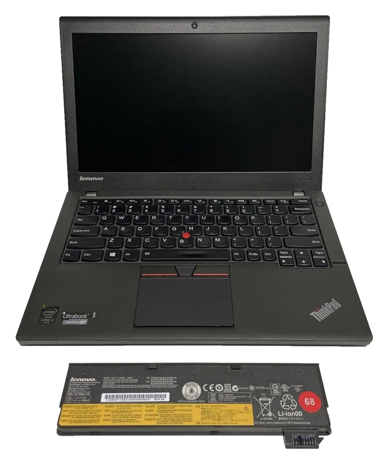 Windows 11 Pro 12.5 Lenovo ThinkPad x250 Intel i5-5300U 2.3GH 256GB SSD 8GB RAM - Image 2 of 4