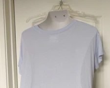 Gap body cap sleeve sleep shirt Size Large Light Blue  logo on pocket