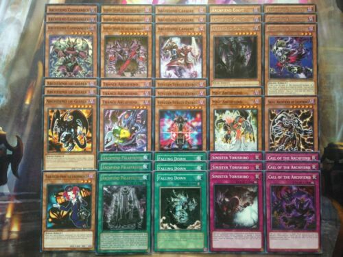 Yugioh Tournament Ready To Play Archfiend 40 Card Deck Complete **HOT** + Bonus - Picture 1 of 1