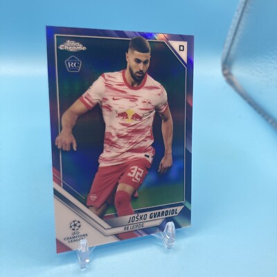 2022 Josko Gvardiol Rookie /250 Topps Chrome UCL RC Purple