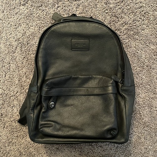 COACH CAMPUS BACKPACK LEATHER BLACK NEW 
