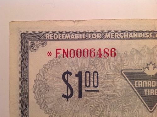 $1 CTC S4 Fa FN0006486 ASTERISK REPLACEMENT NOTE free combine Shipping a88 RARE - Picture 1 of 8