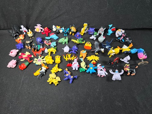 Pokemon Mini Figuren Lot 55+ 1" Zoll Plastik Spielzeug RL R/L.W PVC Vintage