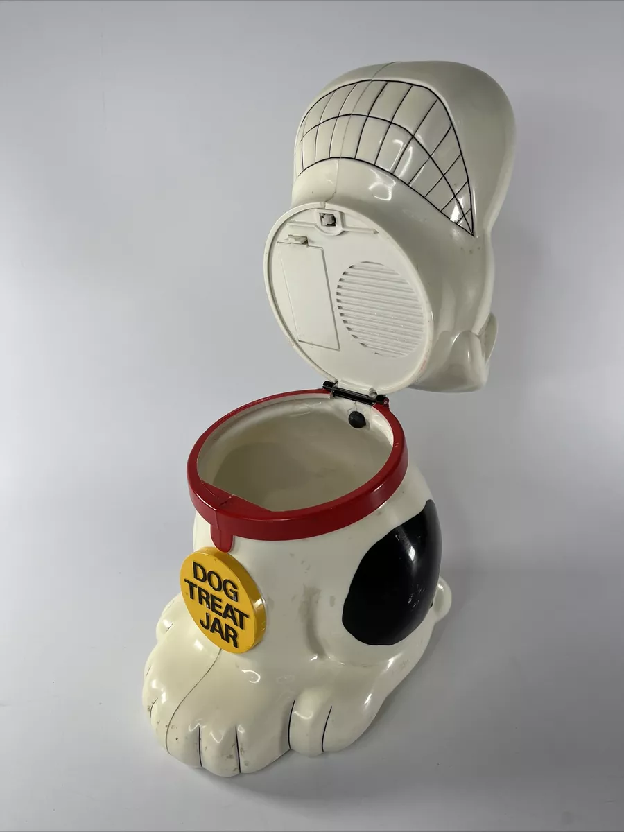 Plastic dog top treat containers