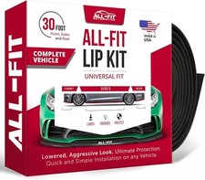 All-fit Universal Complete 2.5 Lip Kit With Hardware Front Sides Rear Black